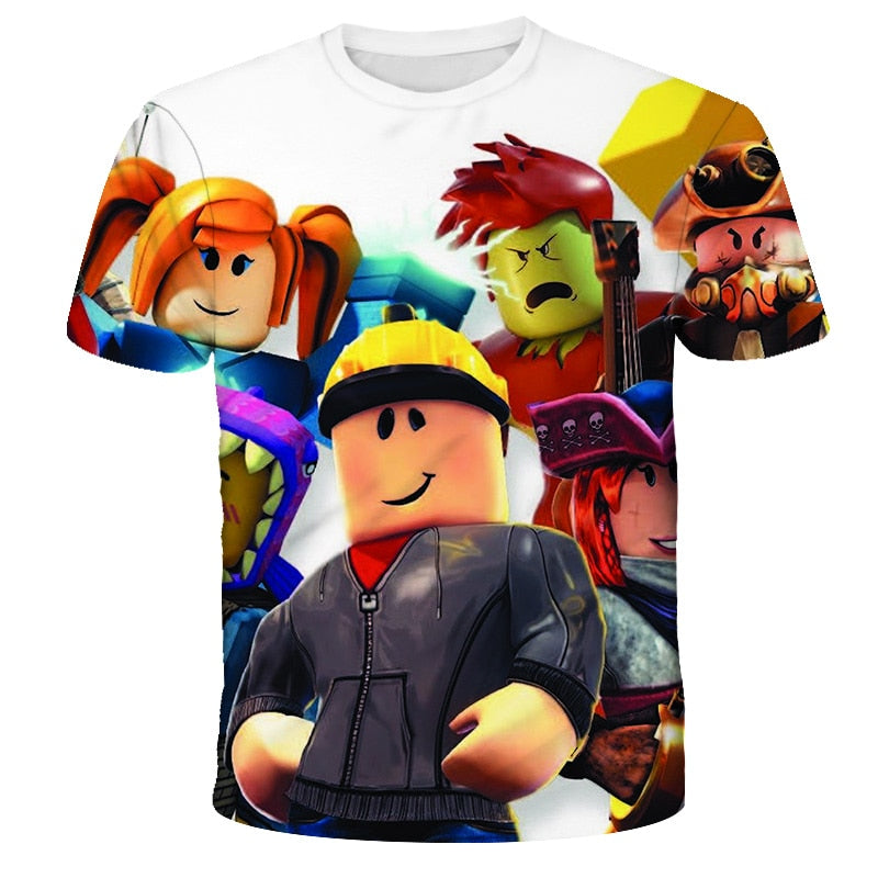 Kinder Kleidung ROBLOX T-Shirt Sommer Baby Kurzarm