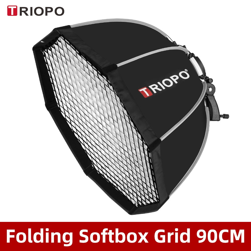 Triopo 55cm 65cm 90cm 120cm Speedlite Octagon Umbrella