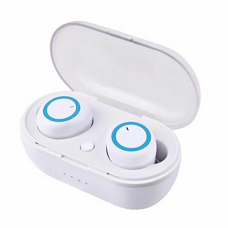 Casque Bluetooth Y50 TWS avec microphone et boîtier de charge