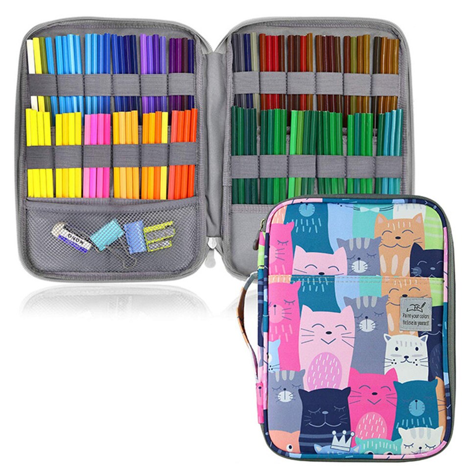 96-192 Slots Pencil Case for School - Large Capacity