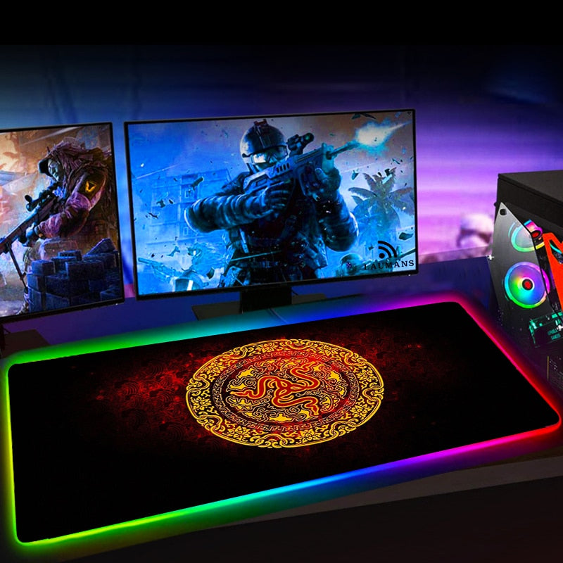 RGB Gaming Mauspad mit LED