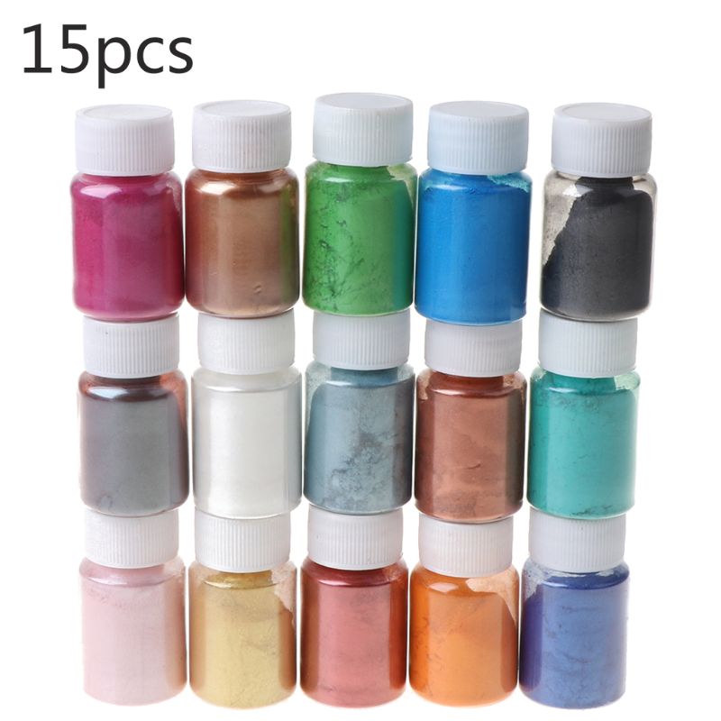 24 pcs. DIY pearl mica epoxy resin dye