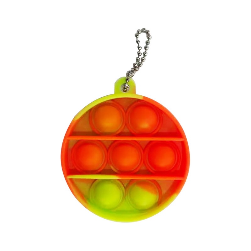 Mini Push Pops Bubble Schlüsselanhänger - Pop-it Fidget