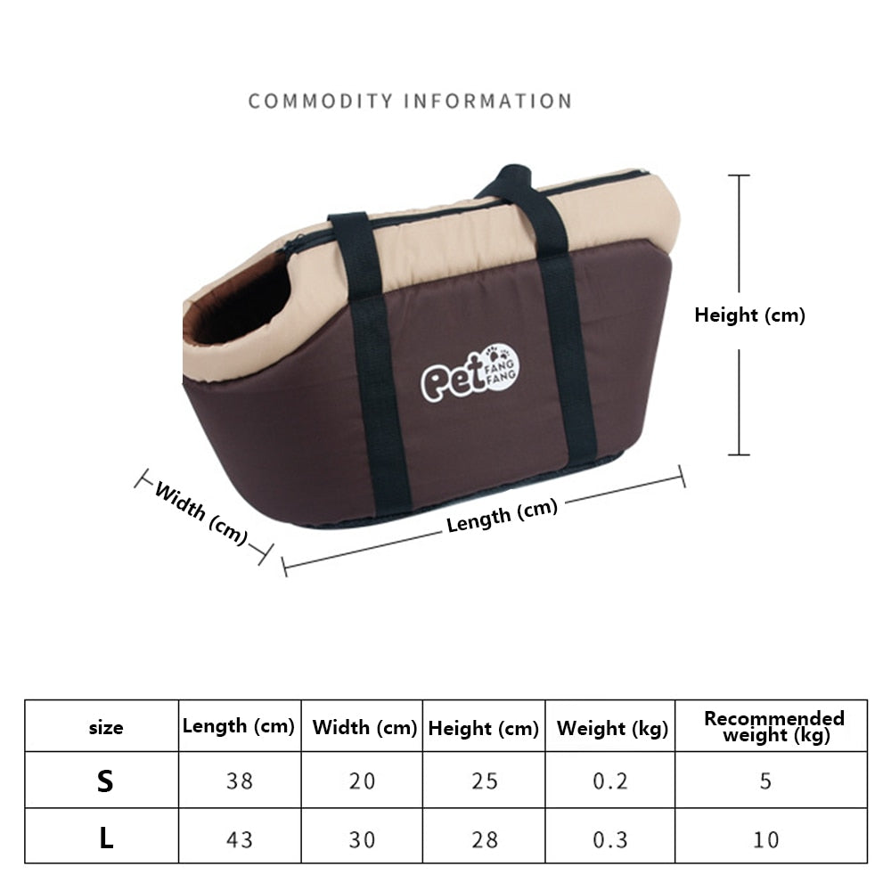 Classic Pet Carrier Tragbar Kuschelig weiches Haustierzubehör
