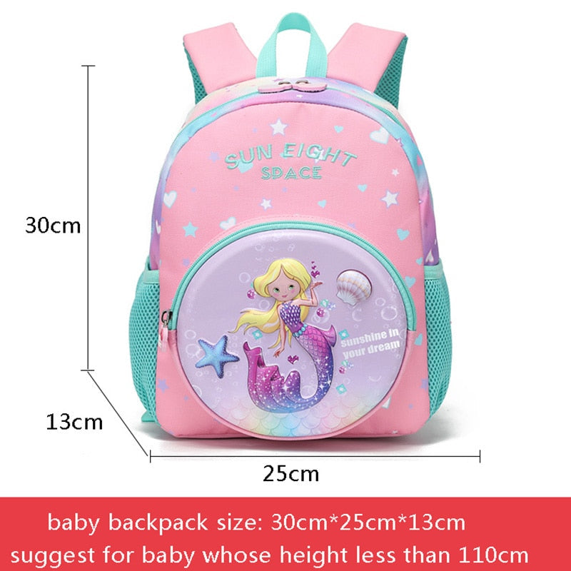 Heiße 3D Cartoon Tier Baby Rucksäcke für Kinder
