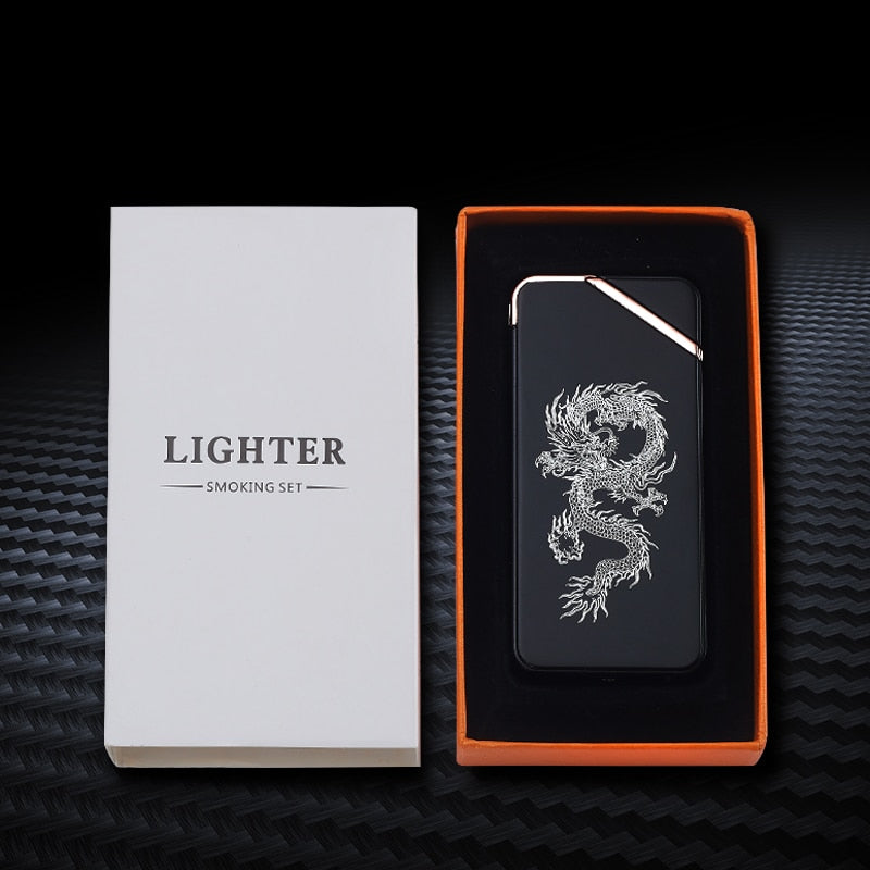 Dual ARC USB Plasma Lighter, electrically rechargeable