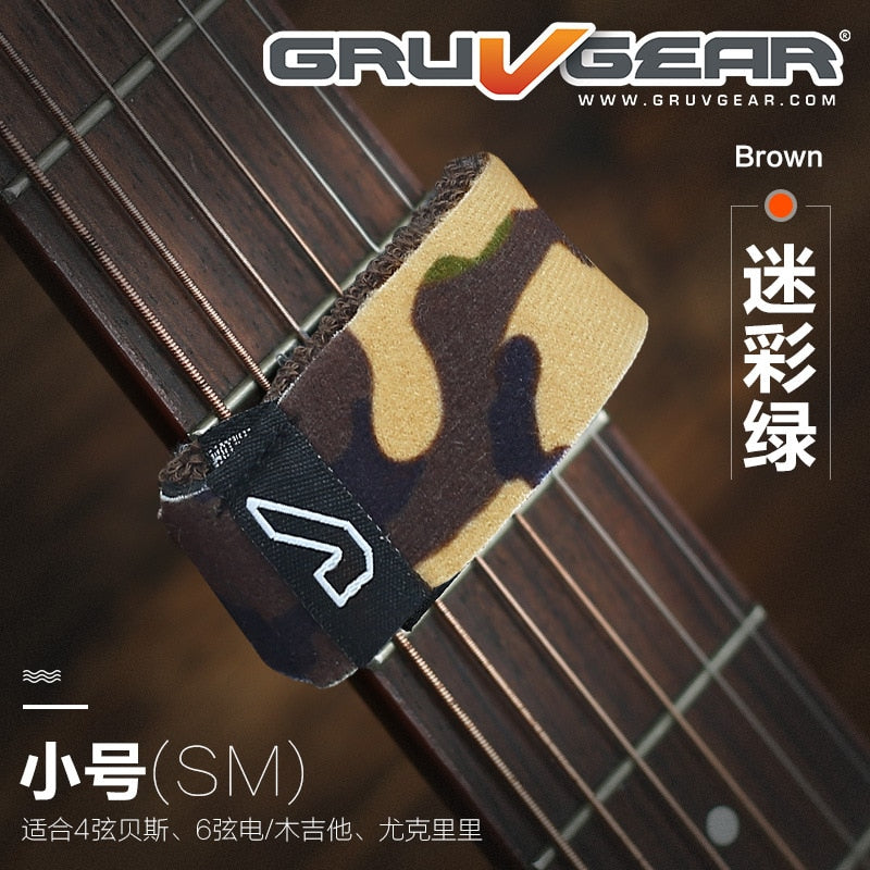 Gruv Gear FretWraps - Schnurschlagdämpfer für Bass, Akustikgitarre, Ukulele - Einzelpackung