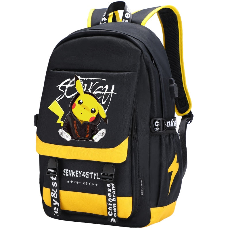 Cartables Pikachu pour garçons et filles, de haute qualité, imperméables