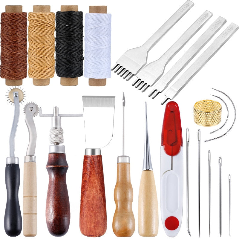 KAOBUY Leather Craft Tool Set for DIY Work