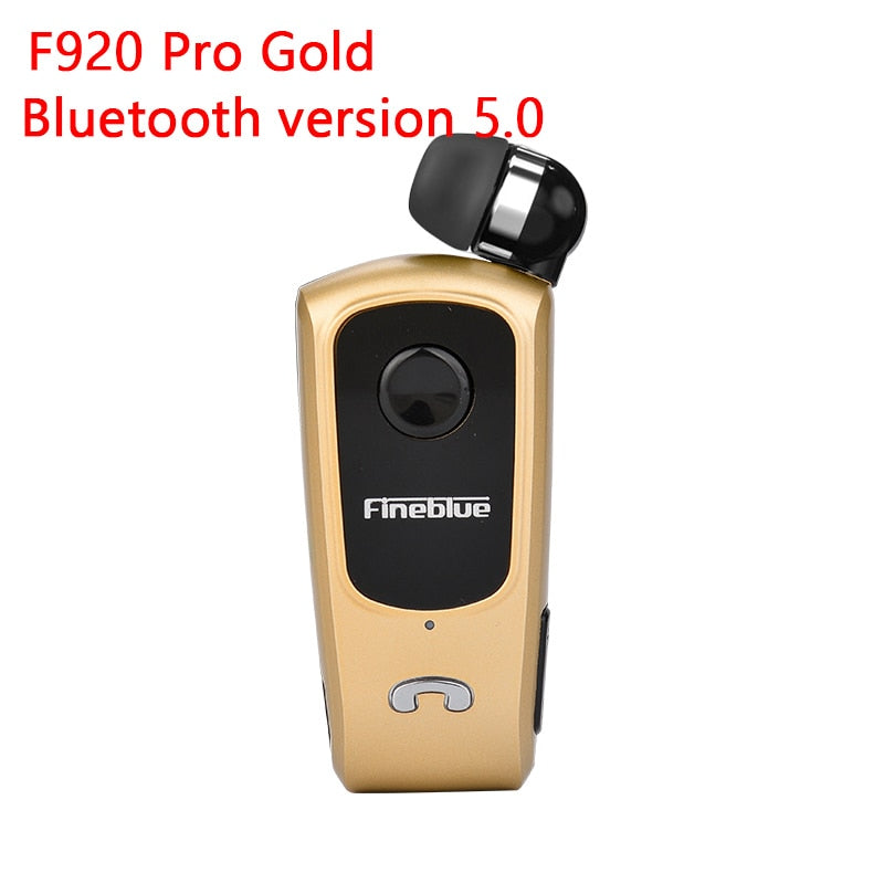 Fineblue F920 Pro BT5.0 Mini Wireless Bluetooth Headset mit Anruf-Erinnerung und Vibrationsfunktion für Sport und Laufen