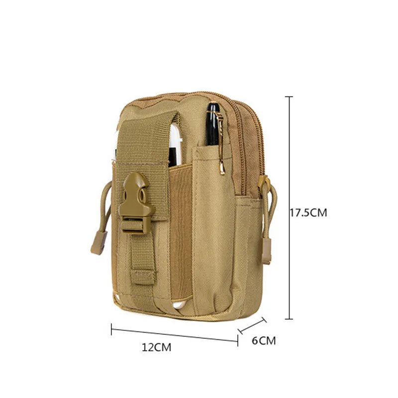 Outdoor military tactical bag waterproof camping belt bag sports for travel hiking