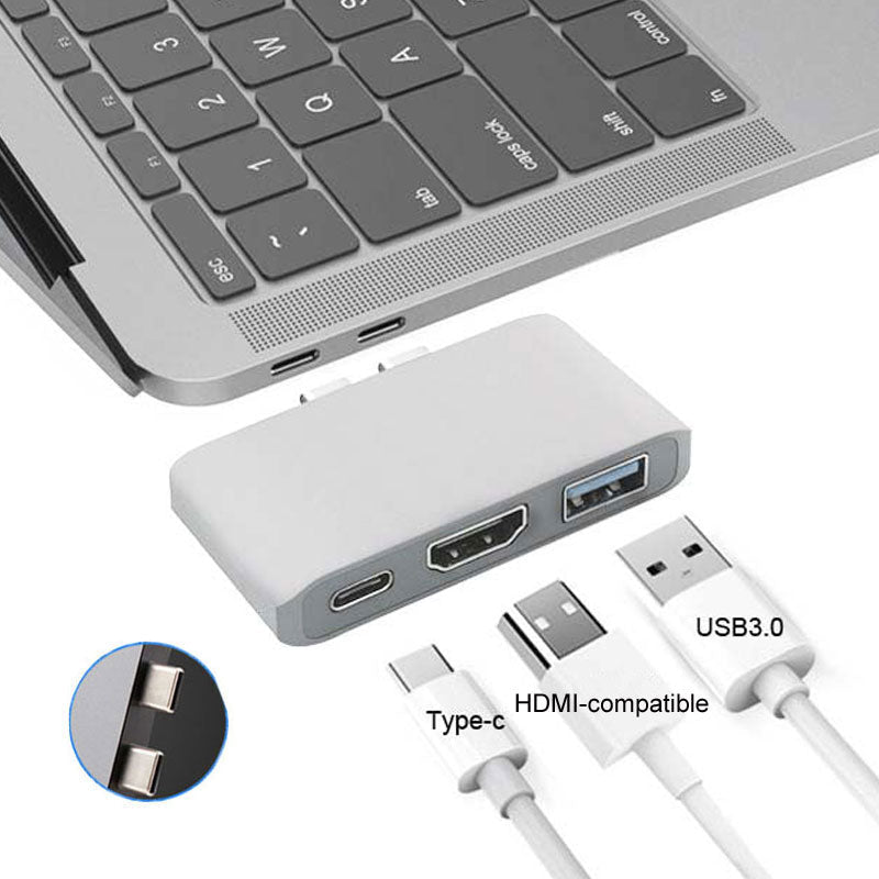 Possible USB C Hub Thunderbolt 3 Dock with HDMI-Rj45 Adapter for MacBook Pro-Air M1