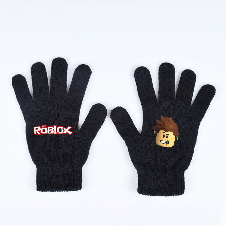 Roblox Winter Fäustlinge, schwarze Handschuhe