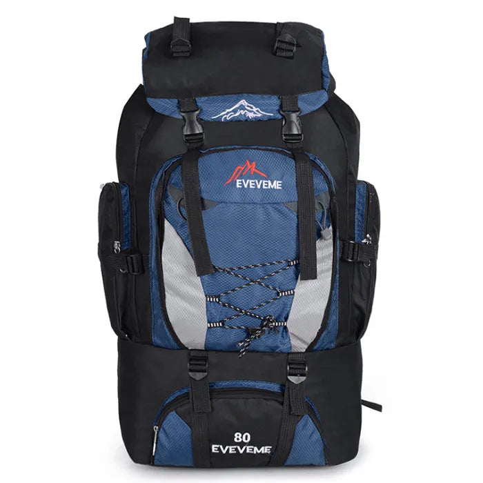 Men's 80L Big Hiking Mountaineering Climbing Backpack