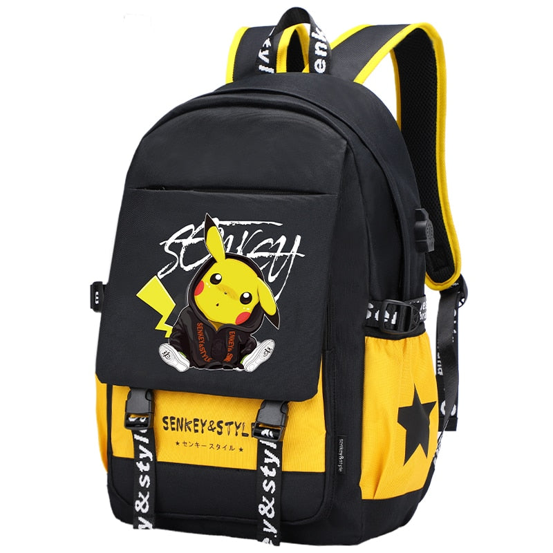 Cartables Pikachu pour garçons et filles, de haute qualité, imperméables