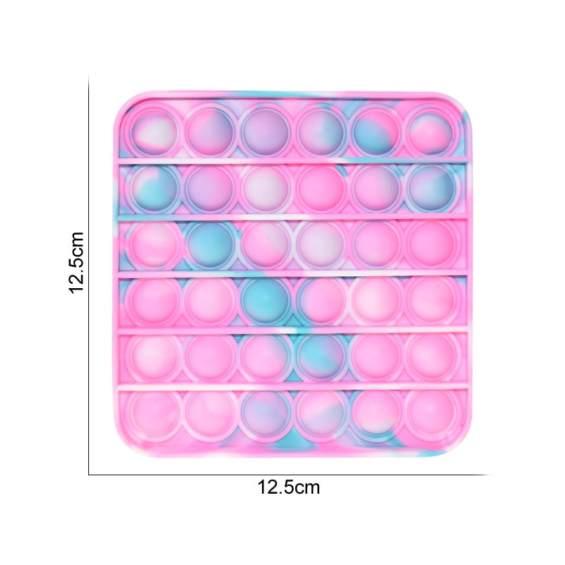 Regenbogen Push Bubble Popit Fidget