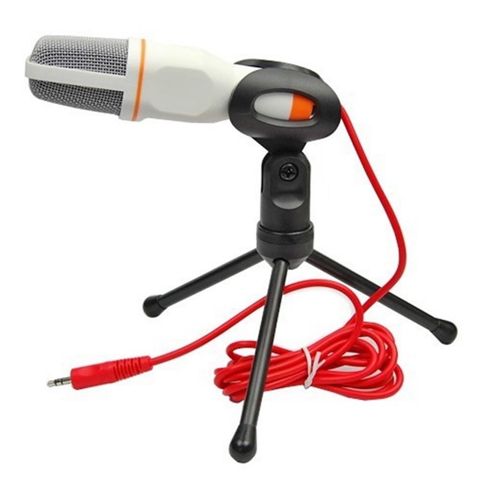 New condenser microphone 3.5mm plug with tripod