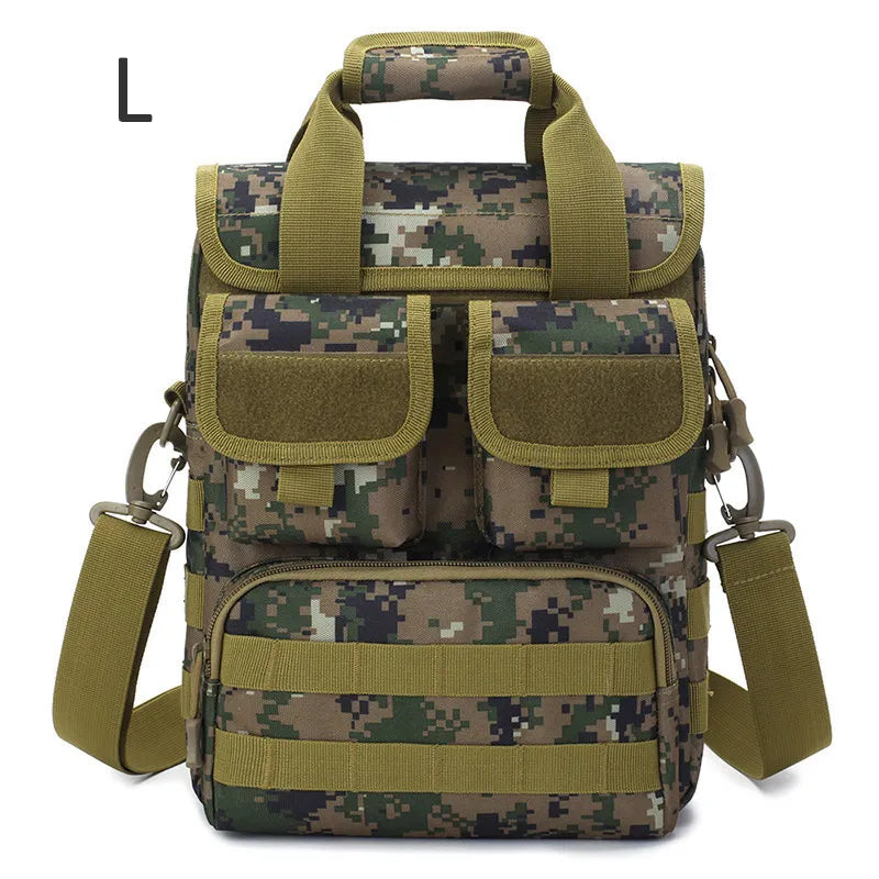 Men Tactical Handbag Laptop Military Shoulder Crossbody Bags Camouflage Molle Hunting Camping Sport XA318D
