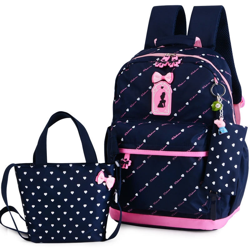 3 Piece Set Backpacks for School 2021 Men and Women Large Student Bag School Backpack