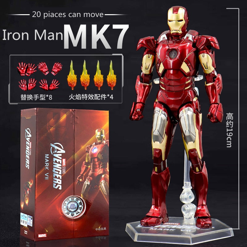 Disney Marvel Iron Man MK2 MK3 MK4 MK5 MK6 MK7 - Ironman Mark 2 Avengers Tony Stark Legenden