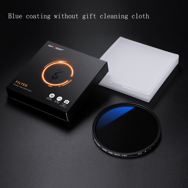 K&amp;F CONCEPT 37-82mm ND2-ND400 ND Filter Fader 49-77mm