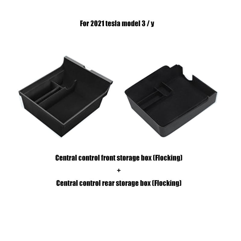Tesla Model 3 - Y 2021 Armrest Storage Box for Car Center
