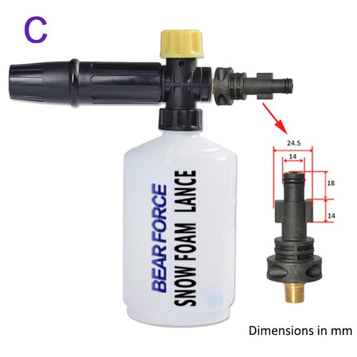 Foam cannon for Karcher Kranzle Interskol Elitech Huter Gerni Stihl high pressure cleaners