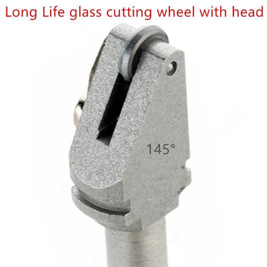 Glass Cutter Tools cnc Tungsten Carbide Cutting Wheels Replacement Head Holder for Float Glass Ceramic Mirror Machine Cutting