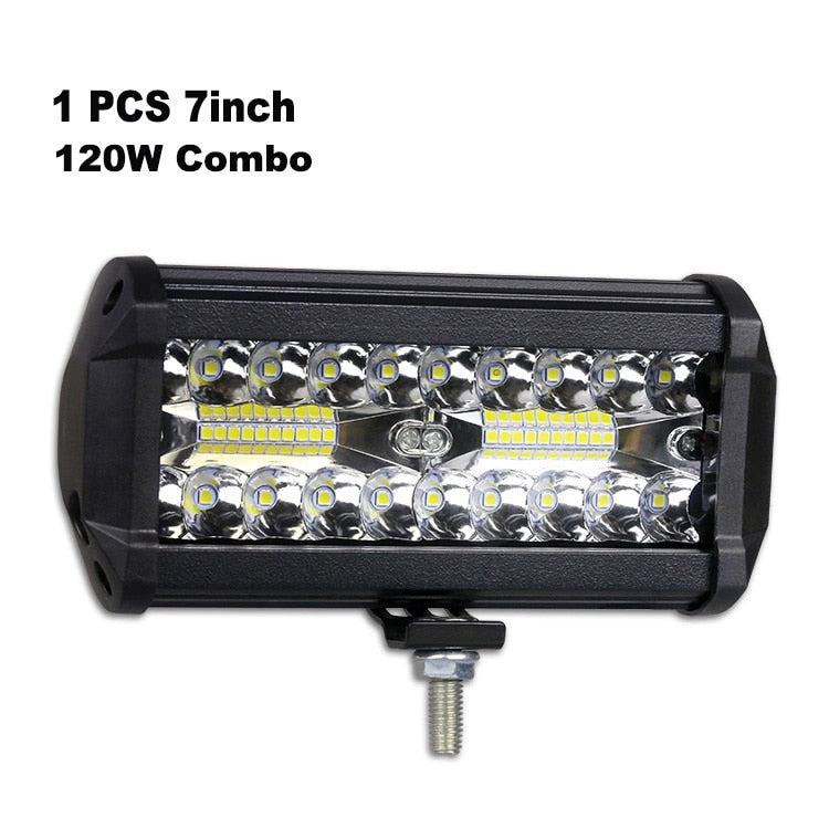 NLpear 12V 24V LED Bar Offroad Headlight Floodlight Combo LED Light Bar Work Light for Vehicles
