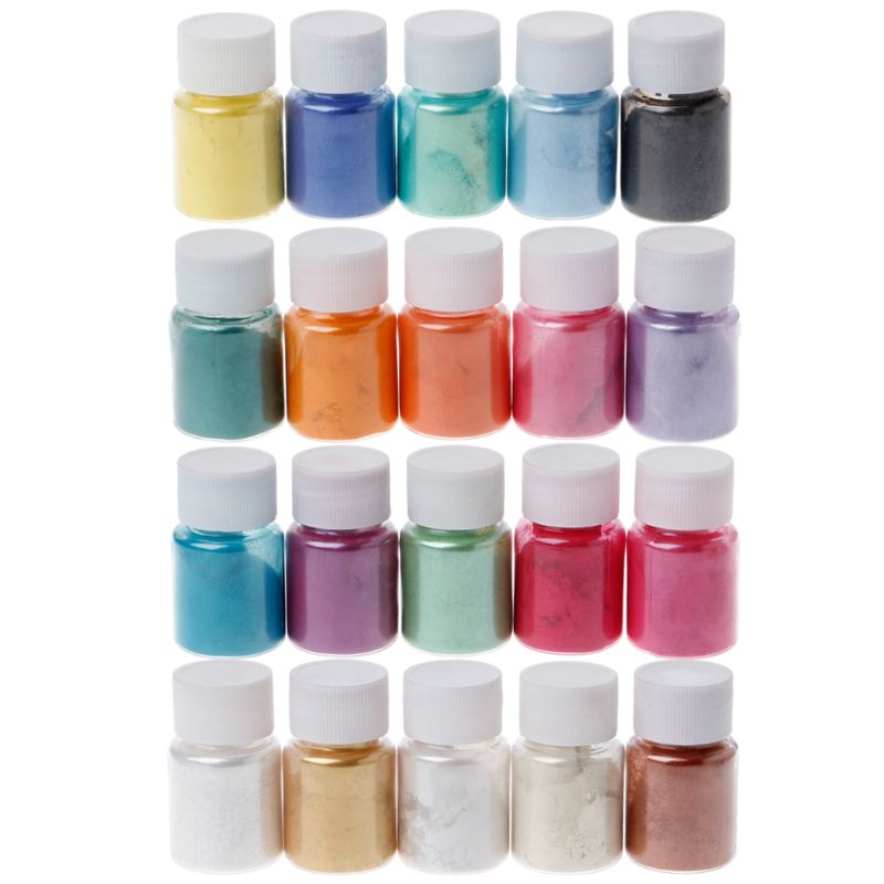 24 pcs. DIY pearl mica epoxy resin dye