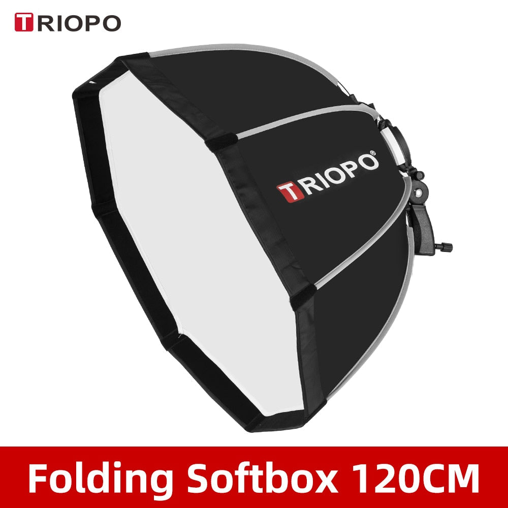 Triopo 55cm 65cm 90cm 120cm Speedlite Octagon Umbrella