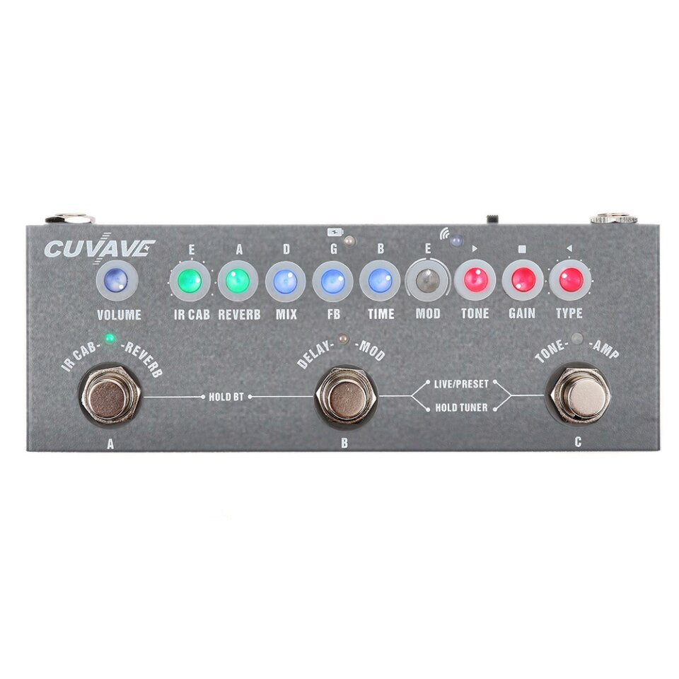 Cuvave Multi-Effekt-Pedal-Verzögerung Chorus Phaser Reverb Gitarrenzubehör