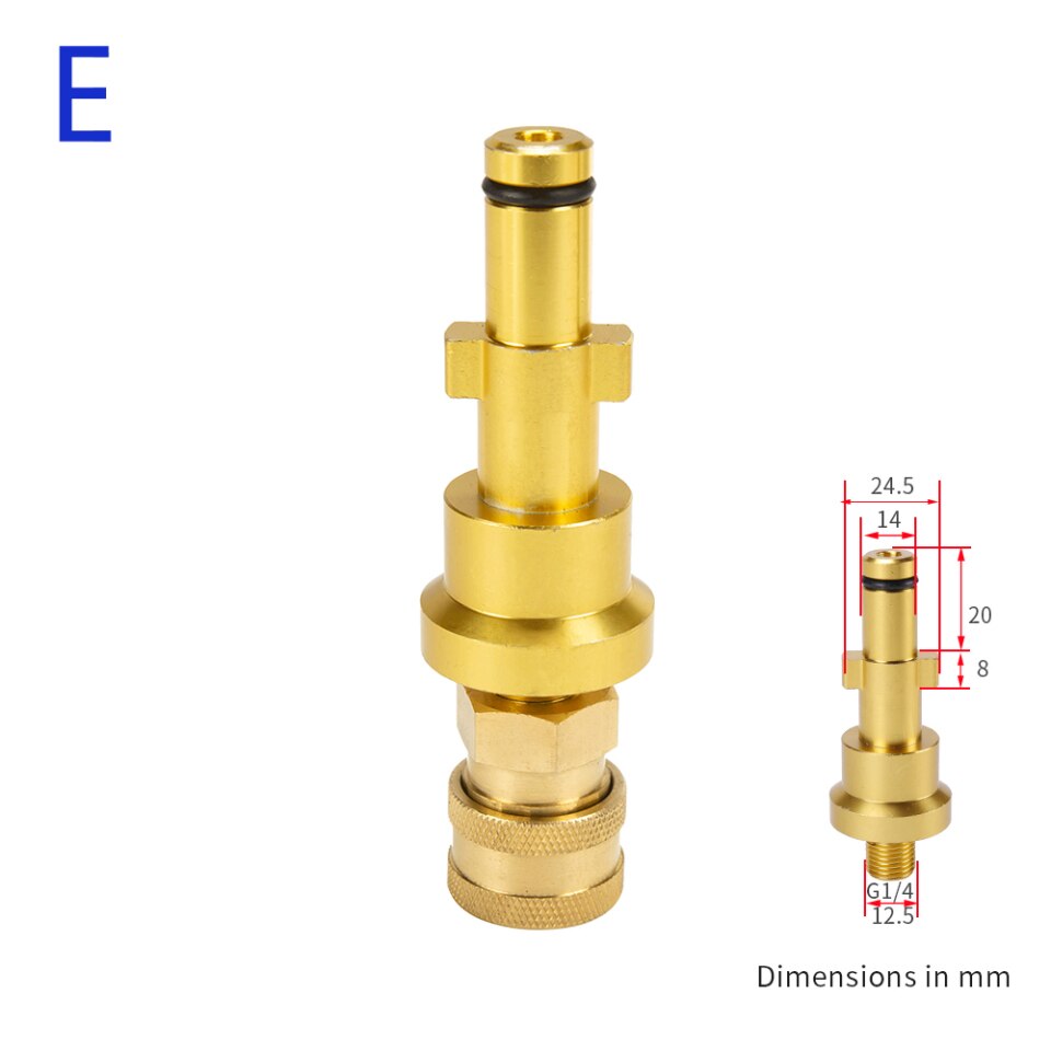 High-pressure cleaner adapter 1-4" for Karcher