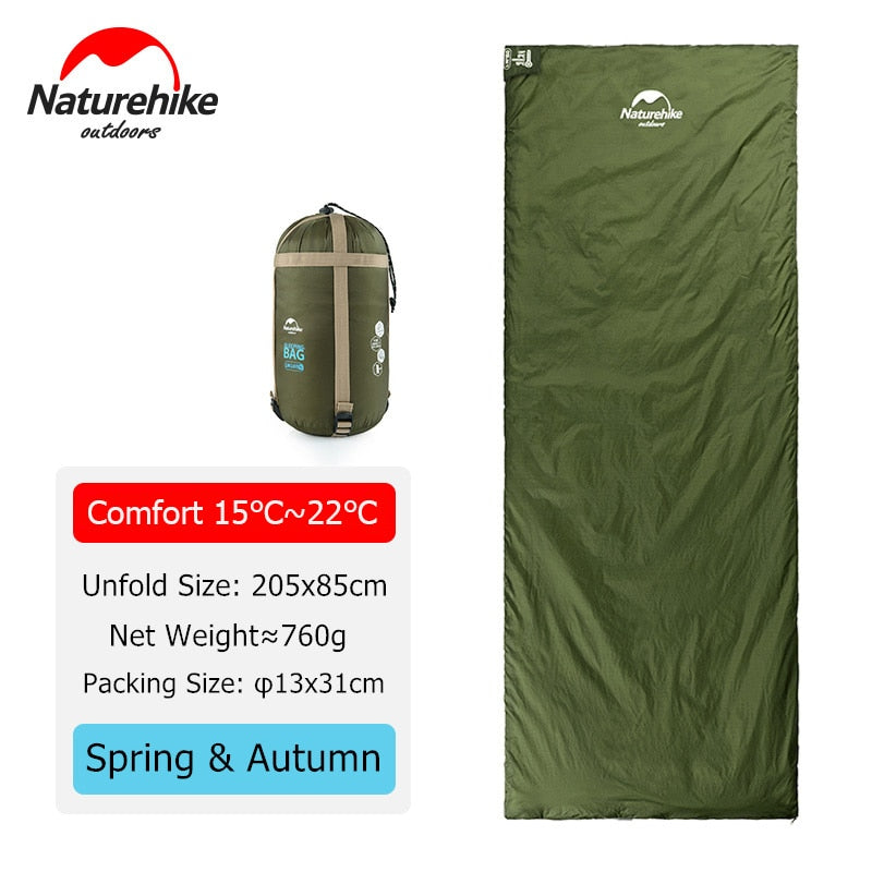 Naturehike Camping Sleeping Bag LW180, waterproof
