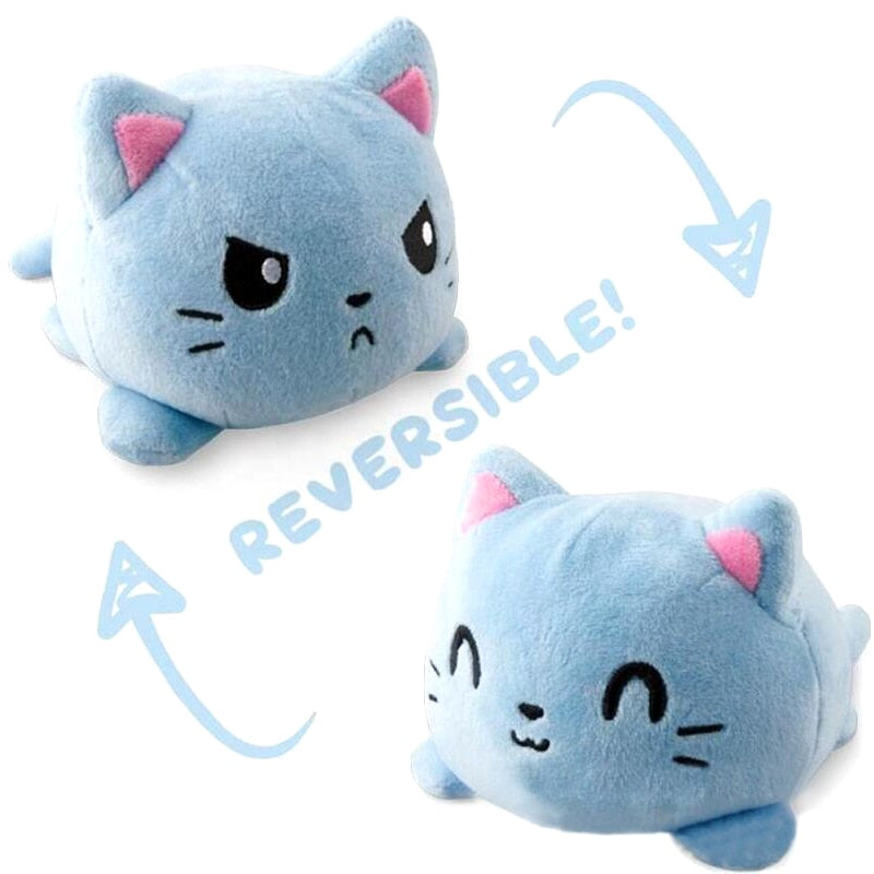 Wende-Plüsch Kinder Katze Einhorn Plüsch