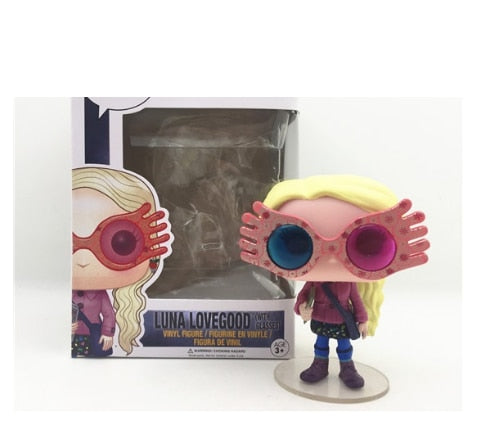 FUNKO POP Hedwig Sirius Black Dobby Snape Voldemort Luna RON Hermine Malfoy Action Figure