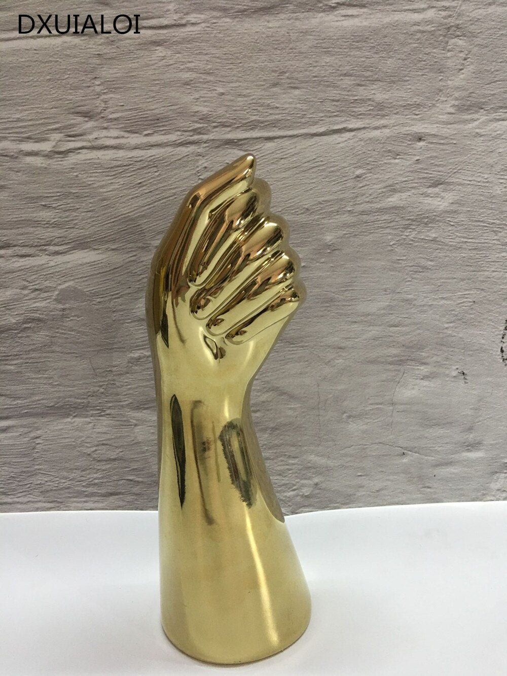 Ceramic Vase Nordic Style Golden Hand Vase