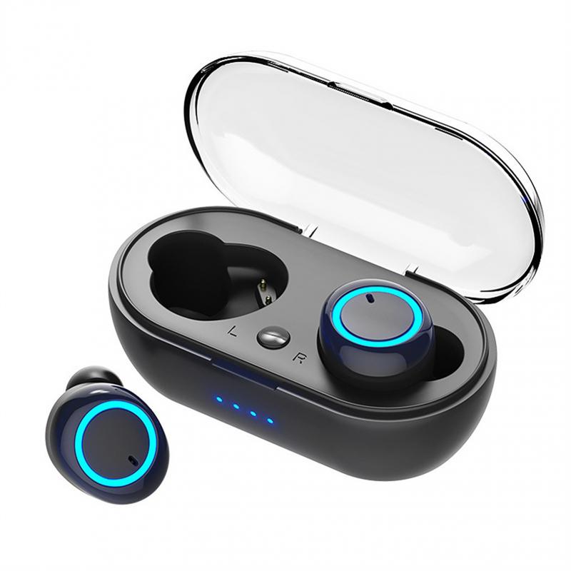 Casque Bluetooth Y50 TWS avec microphone et boîtier de charge