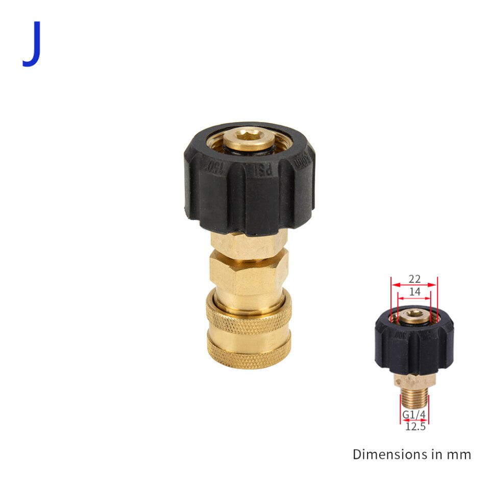 High-pressure cleaner adapter 1-4" for Karcher