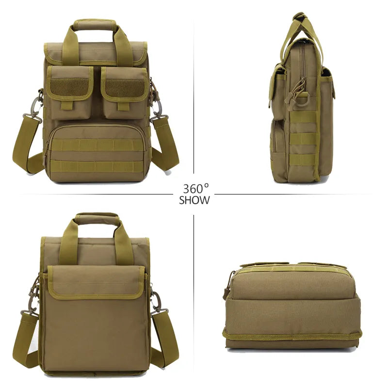 Men Tactical Handbag Laptop Military Shoulder Crossbody Bags Camouflage Molle Hunting Camping Sport XA318D