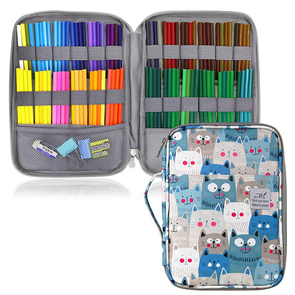 96-192 Slots Pencil Case for School - Large Capacity