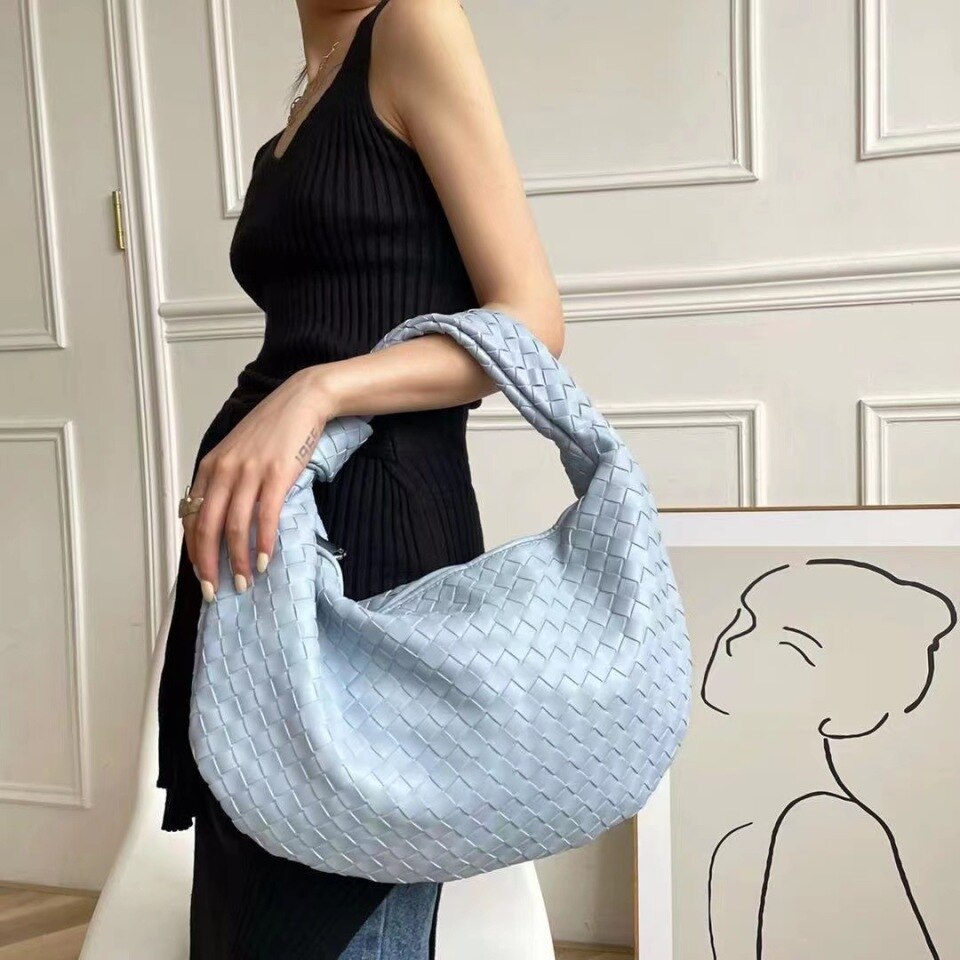 2021 Luxury Woven Leather Shoulder Bag