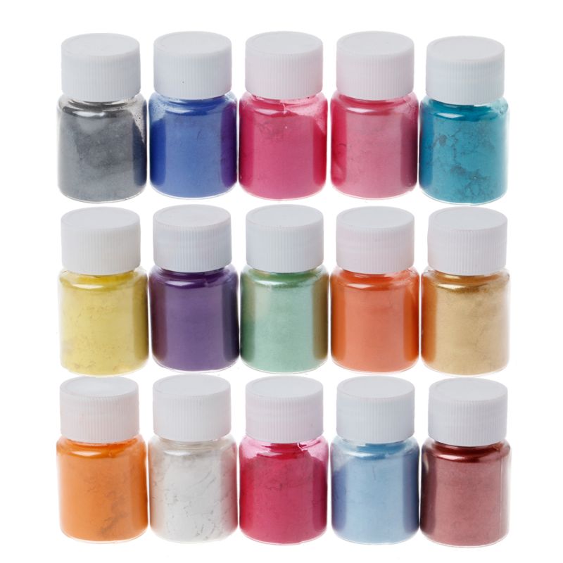 24 pcs. DIY pearl mica epoxy resin dye