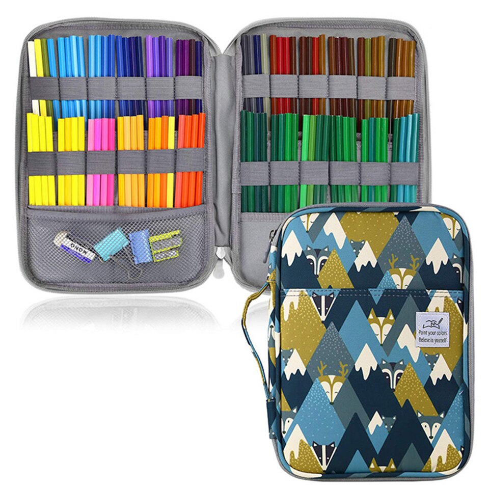 96-192 Slots Pencil Case for School - Large Capacity