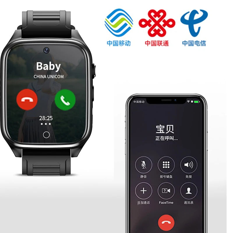 2021 Neueste Ankunft Kinder 4G smart Watch GPS Tracking Locator 1.54Inch Video Call