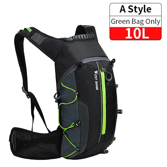 WEST BIKING Waterproof Bicycle Bag Portable Reflective Sport Cycling Backpack Outdoor Hiking Climbing MTB Bike Accessories