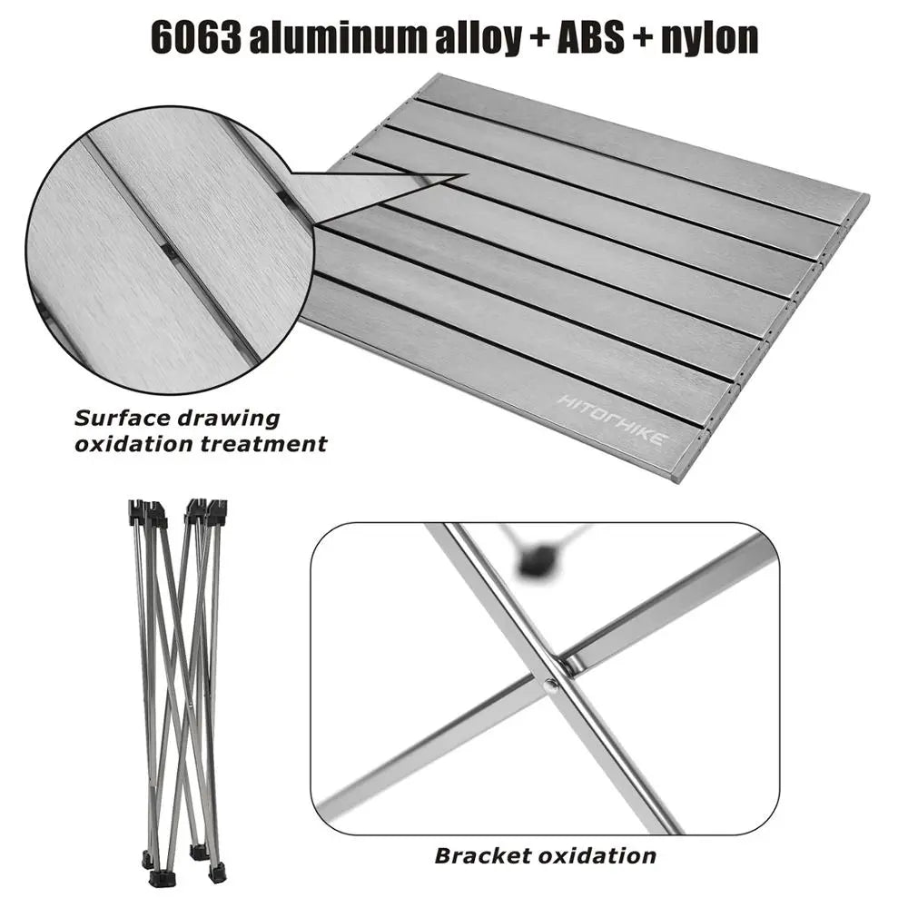 Portable Table Folding Camping Hiking Travel Outdoor Garden Picnic Table Al-Alloy Ultralight