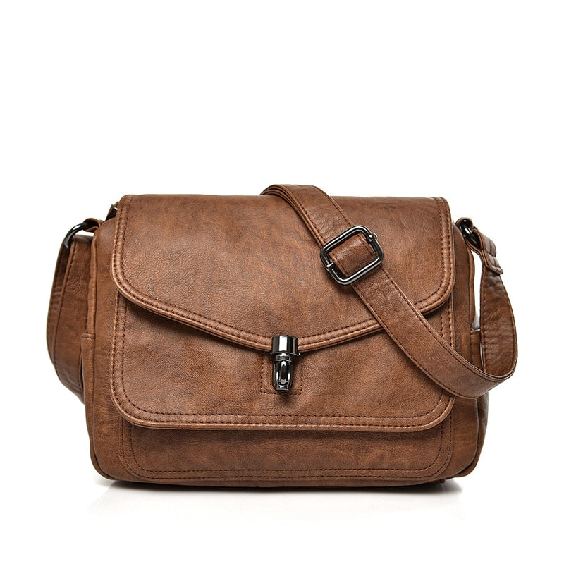 Fashion women leather shoulder bags - high quality