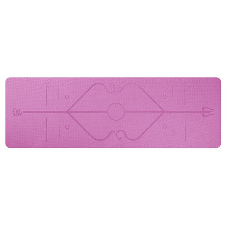 1830*610*6mm TPE Yoga Mat, Position Line