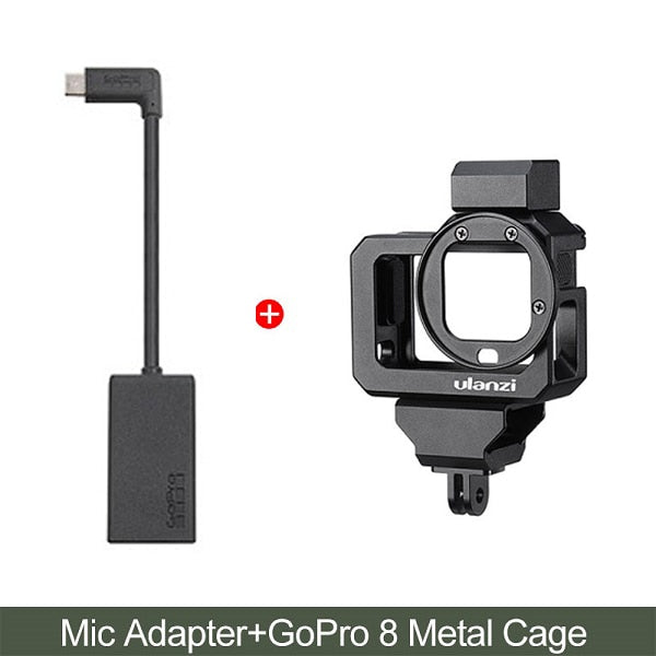 3.5MM GoPro Microphone Adapter for GoPro HERO 9 8 HERO 7 HERO 6 Hero 5